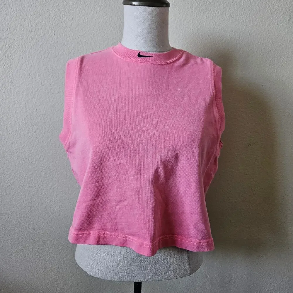 Nike Sportswear Women's Washed Tank Top Sunset Pink Medium